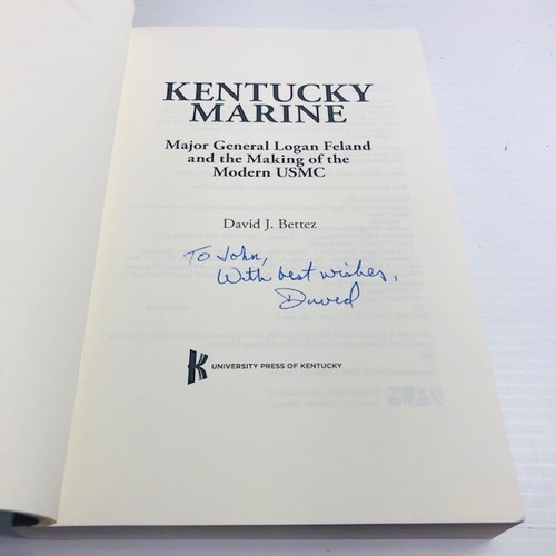 INSCRIBED COPY Kentucky Marine: Major General Logan Feland Making of Modern USMC - Picture 4 of 10