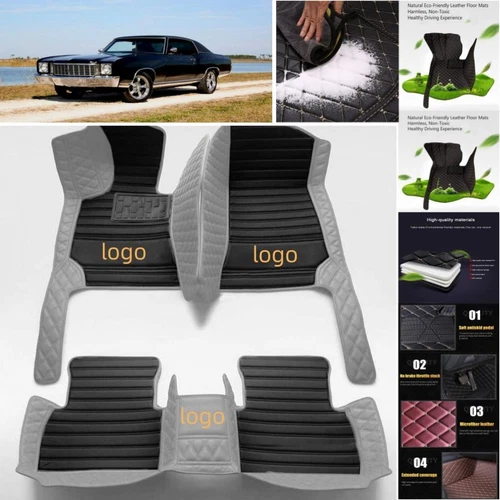 For Chevrolet Monte Carlo 2000-2025 Car Floor Mats Waterproof Custom PU Leather - Imagen 17 de 36