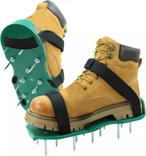 30 x 13cm Spikes Pair Lawn Garden Grass Aerators Aerating Sandals Shoes UK