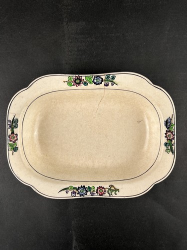 Vintage Copeland Spode England Floral Pattern Serving 9.5x7 Bowl 2 Piece Set - Picture 7 of 14