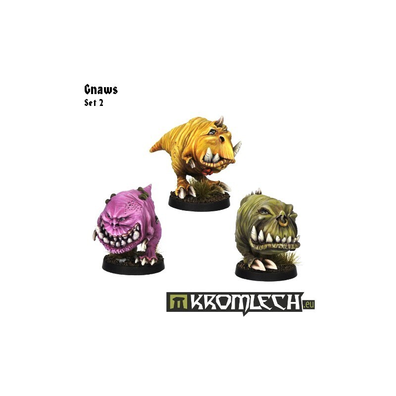 Kromlech Gnaws Set 2 (3) Brand New KRM037