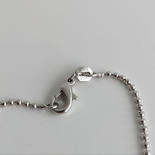 Hello Kitty Outline Rhinestone silver-toned necklace - Picture 5 of 10