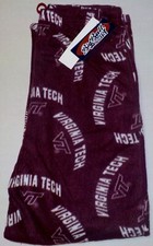 VIRGINIA TECH HOKIES MENS SLEEP LOUNGE PAJAMAS FLEECE PANTS L XL 2X NWT MAROON