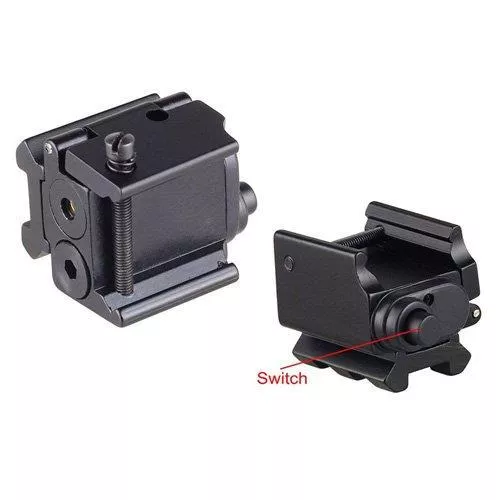 Mira táctica de punto rojo con mira láser Picatinny de 20 mm - Imagen 3 de 5