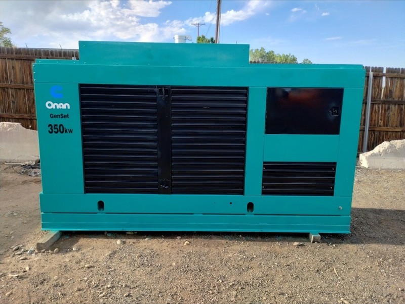 Cummins Onan 350DFCC 350 Kw Diesel Standby or Prime Generator 775 Hrs w Switch