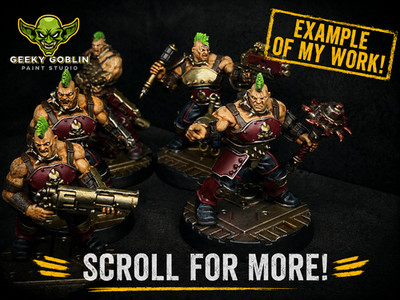 Warhammer 40K Necromunda Palanite Enforcer Patrol Pro Painted Commission