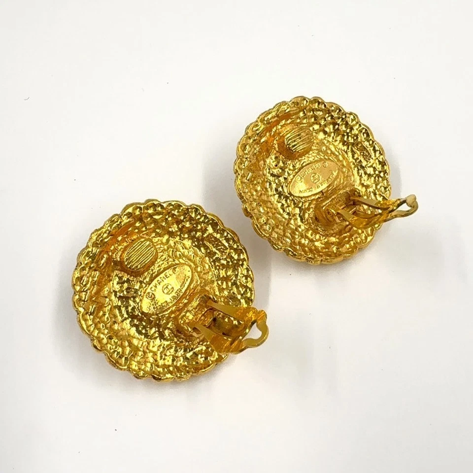 Pendientes Chanel Gripoix Gp Oro Mujer Verde Talla Única Foto 4 de 4
