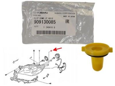Scheinwerferlampe Clip 909130085 für Subaru Forester Impreza Legacy Outback Xv