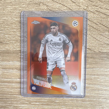 Topps Chrome Federico Valverde Real Madrid UEFA Champions League /25 Card