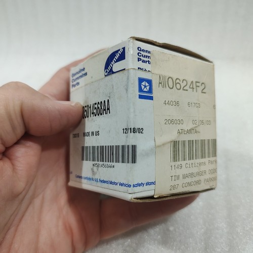 New Genuine CUMMINS MOPAR Engine Coolant Thrmostat OE 05014568AA - Foto 3 di 4