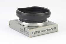 Rollei Rolleiflex Collapsible Rubber Lens Hood Bay III Boxed