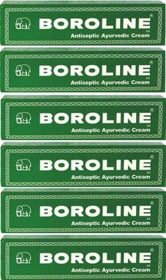 Pack of 6 Tubes Boroline Herbal Ointment Ayurvedic - 20 Gms Each
