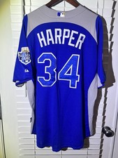 Bryce Harper Authentic Baseball Jersey, 2012 All-Star Game, Size XL