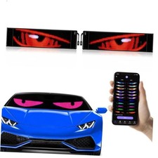 2Pcs Devil Eyes Light for Cars  LED Eyes for Truck Windshield  15"x 4"/2Pcs