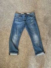 Pilcro by Anthropologie Slim Boyfriend Distressed Jeans Size 30