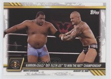 2021 Topps WWE NXT Karrion Kross def Keith Lee to Win the Championship #62 w7v