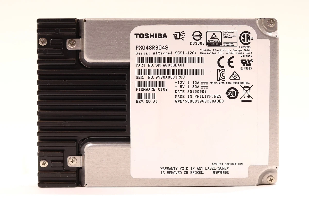 Toshiba SAS Solid-State Drives 2.5 in Form Factor for sale | eBay