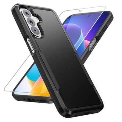 for Samsung Galaxy A26 5G Case,Galaxy A26 5G Case with HD Screen Black