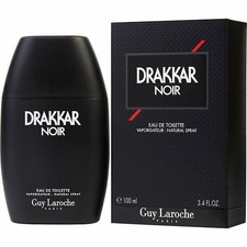 Guy Laroche Drakkar Noir Eau de Toilette Spray, Regular Size, 3.4 fl oz