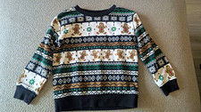 3 children's sweaters, size 3: Christmas, happy face, and coffee.
