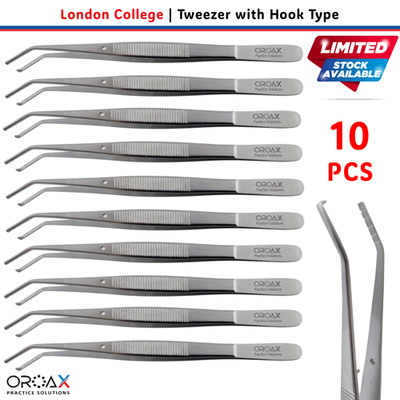 OROAX Dental College Pliers London College Tweezer Hook End Lot Pack 1 To 10