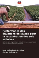 Performance Des éQuations De Lavage Pour La RéCupéRation Des Sols SaliniséS Buch