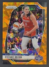 2024 Panini Prizm WNBA - Stefanie Dolson #34 Orange Ice Prizm