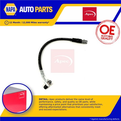 Brake Hose fits MERCEDES CLA180 C118 1.3 Rear 2019 on M282.914 Hydraulic Apec