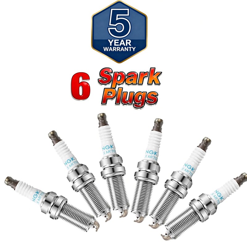 6PCS Spark Plug DILKAR7C9H 91215 Iridium NGK for NISSAN JUKE 2011-2017 1.6T L4
