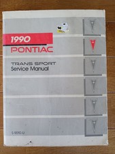 1990 Pontiac Trans Sport Service Manual S-9010-u 1990 Pontiac Trans Sport Service Manual S-9010-u