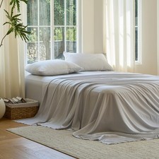 DOZ Sheet Set, 100 Viscose derived from Bamboo, Organically Grown, Buttery S...
