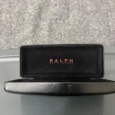 Ralph Lauren Hard Shell Designer Eye Glass Black Clam Shell CASE ONLY 6"