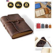 Leather Journal Notebook - Genuine Leather Journals for Writing 260