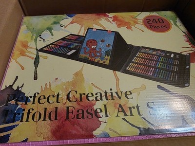 Vigorfun Art Supplies, 240-Piece Drawing Art Kit, Gifts for Kids Girls Boys Teen