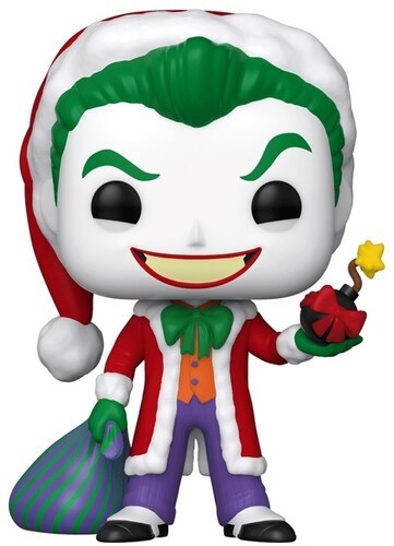 Funko Pop! Figura De Vinilo Heroes: Dc Holiday - Santa Joker [Juguete Nuevo]