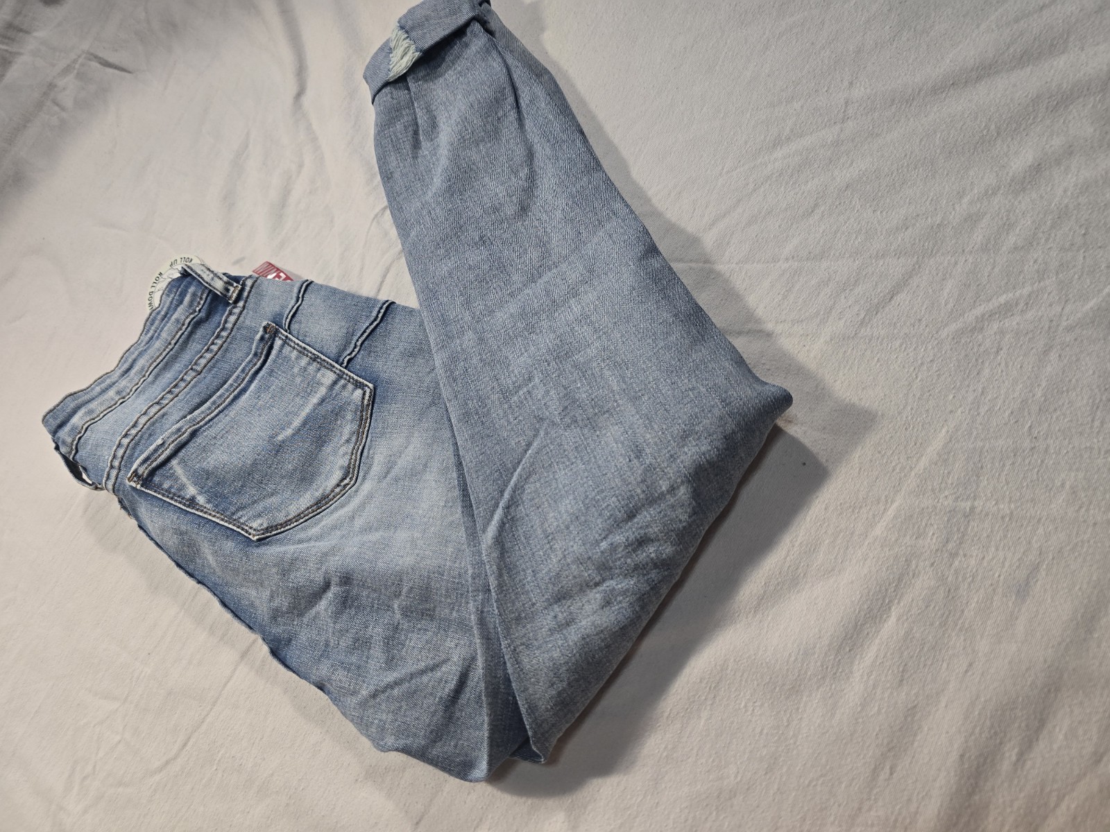 S.O.N.G Curvy High Rise Skinny Ankle Grazer Juniors Size 7/28  Denim Jeans