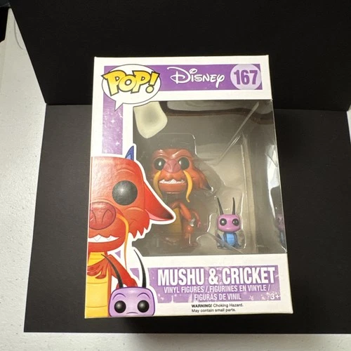 Funko Pop! Disney: Mulan - Mushu and Cricket #167 Vinyl Figure