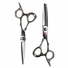 Kamisori Diablo II Professional Scissors Hair Cutting Shears Set With 6" Thinner