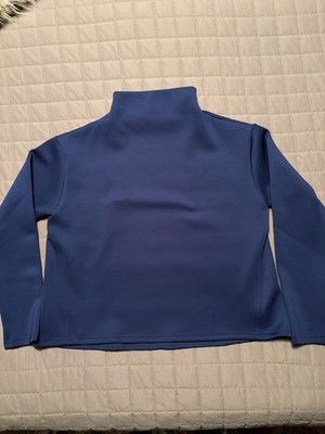 Aday Like A Boss Pullover Neoprene Scuba Size Small NWOT Royal Blue