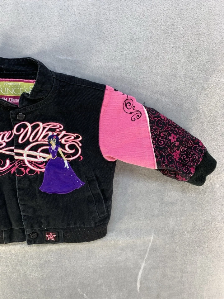 Chaqueta JH Design Disney Blancanieves Botón a Presión 2T Junior Elfo Cuento de Hadas Princesa Foto 3 de 4