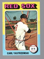 Carl Yastrzemski 1975 Topps #280 Mini