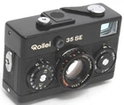 Rollei 35 SE Black Analog Camera w. Rollei HFT Sonnar 2,8/40 Clean Condition