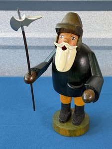 VTG Erzgebirge Expertic Night Watchman Incense Smoker Wooden Figure Germany