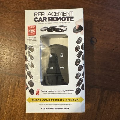 Car Keys Express Universal Replacement Car Remote  READ DESCRIPTION