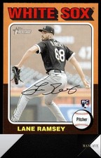 2024 Topps Heritage #353 Lane Ramsey Rookie Chicago White Sox
