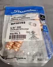 Lot Of 5 Streamline RP10145 5/8" Coupling
