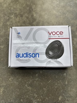 Audison Voce AV 1.1 28mm Silk & Cotton Dome Tweeters   180W Peak Power New