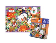 100-Piece Jigsaw Floor Puzzle, Large 17" x 12" Completed Size, Designed for K...