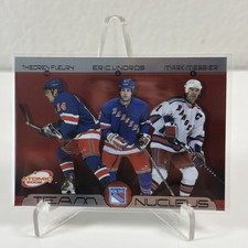 2001-02 Pacific Atomic Theo Fleury Eric Lindros Mark Messier #10 Team Nucleus NM