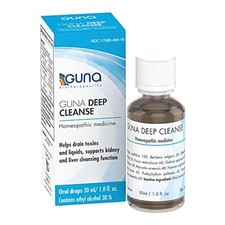 Guna Deep Cleanse Homeopathic All Natural Systemic Body Cleansing Toxin Relea...